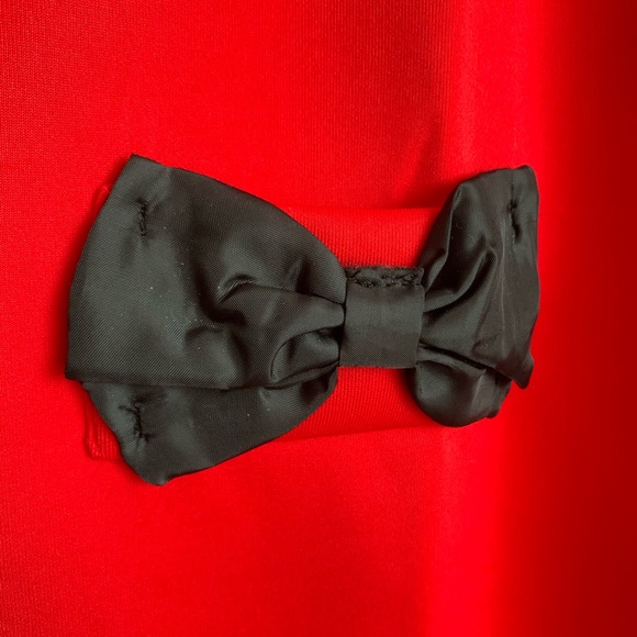 Red Holiday Mini Dress - Picture 3 of 4